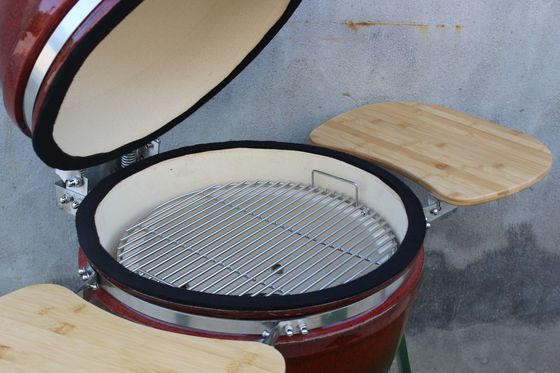 48cmの陶磁器の木炭グリル18インチの熱帯の赤い色